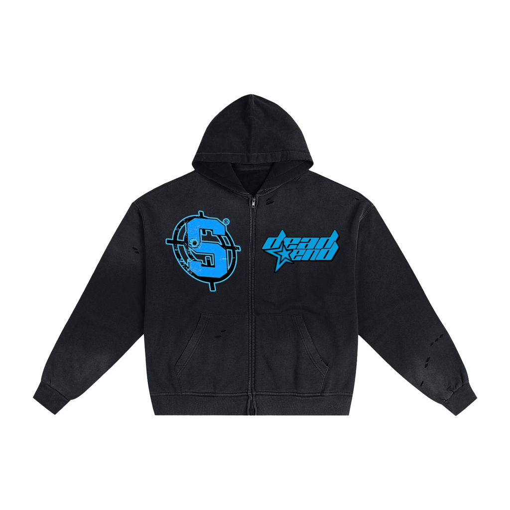 Ski Club & Dead End "Lightning Strike" Zip Up