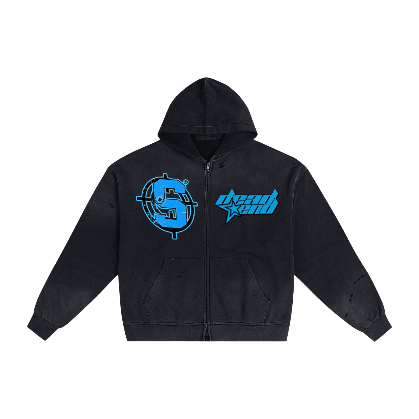 Ski Club & Dead End "Lightning Strike" Zip Up